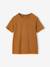 Set van 3 T-shirt met korte mouwen amandelgroen+karamel+marineblauw+pecannoot+petrolblauw+saliegroen - vertbaudet enfant 