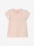 T-shirt babymeisje fantasie lichtblauw+rozen - vertbaudet enfant 