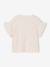 T-shirt voor meisjes van pointelle tricot ecru - vertbaudet enfant 