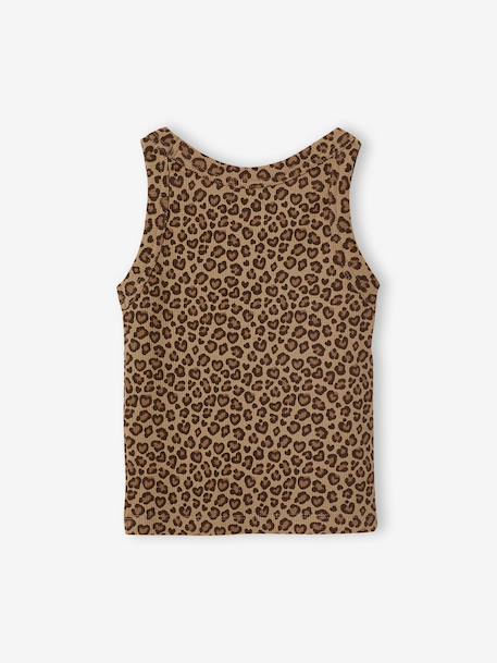 Meisjessweater in ribstof beige+blauw, gestreept+ecru+saliegroen - vertbaudet enfant 