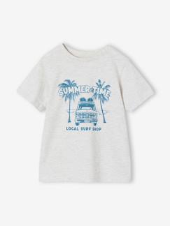 -T-shirt voor jongens met print