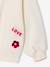 Sweater voor meisjes met smeltbare patch. ecru - vertbaudet enfant 