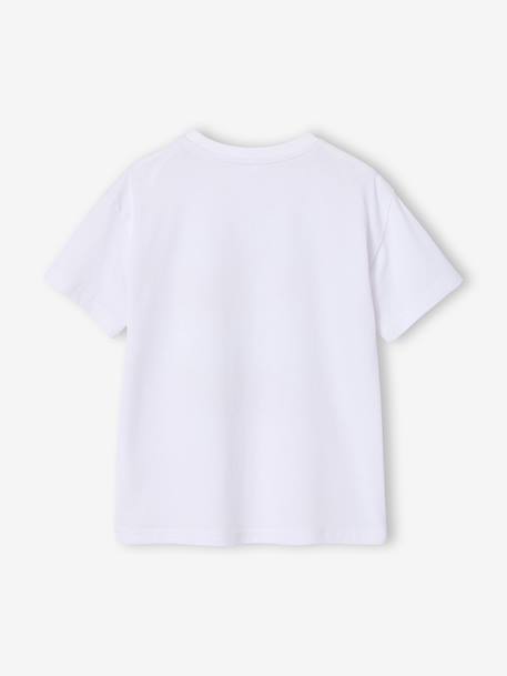 T-shirt jongen korte mouwen dieren dennen+ecru+wit - vertbaudet enfant 
