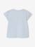 T-shirt babymeisje fantasie lichtblauw+rozen - vertbaudet enfant 