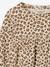 Shirtblouse met print voor meisjes beige+ecru+groengrijs - vertbaudet enfant 