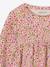 Shirtblouse met print voor meisjes beige+ecru+groengrijs - vertbaudet enfant 