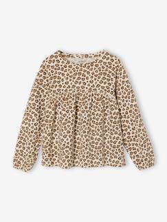 -Shirtblouse met print voor meisjes
