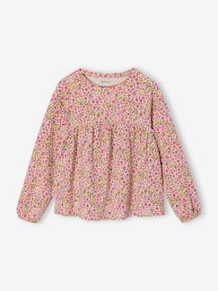 -Shirtblouse met print voor meisjes