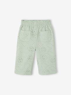 -Broek baby meisjes Engels borduurwerk