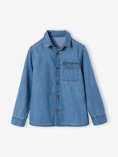 -Jongenshemd van licht denim