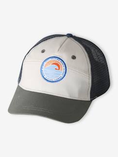 Jongens-Accessoires-Pet voor jongens van katoen in trucker-stijl