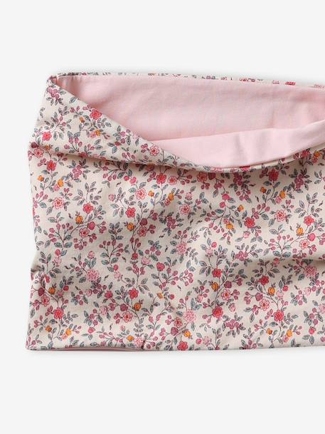Snood meisjes katoen met bloemenprint meerkleurig - vertbaudet enfant 