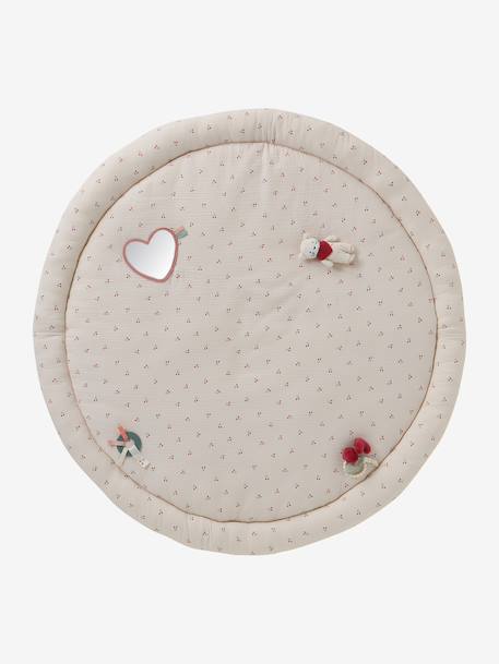 Meegroei speelmat met bogen en rand BABYLON beige+rood+sinaasappel+wit - vertbaudet enfant 