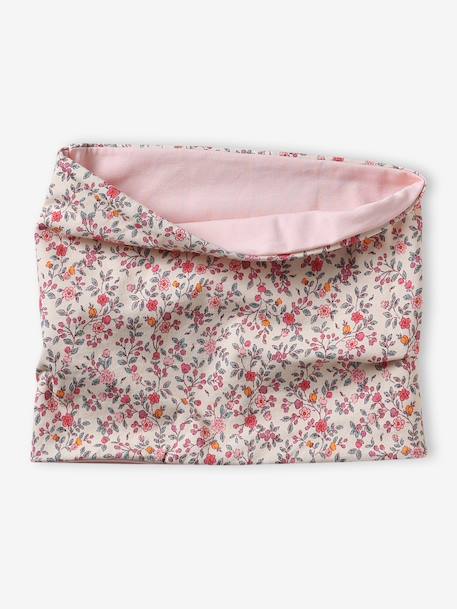 Snood meisjes katoen met bloemenprint meerkleurig - vertbaudet enfant 