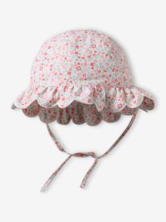 -Babymuts voor meisjes met een geschulpte afwerking