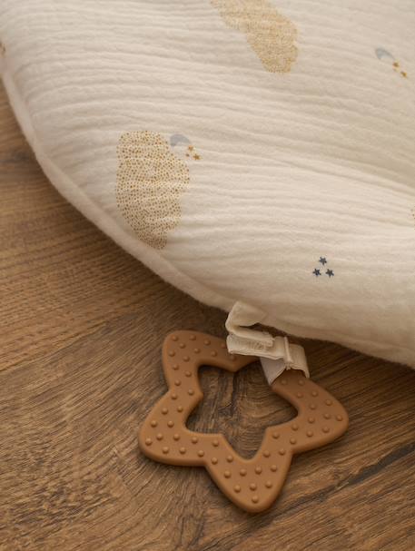 Meegroei speelmat met bogen en rand BABYLON beige+rood+sinaasappel+wit - vertbaudet enfant 