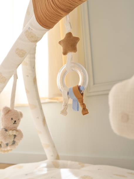 Meegroei speelmat met bogen en rand BABYLON beige+rood+sinaasappel+wit - vertbaudet enfant 