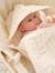Engelennest KLEINE DINO van hydrofiel doek beige, bedrukt+grijsblauw+ijsblauw+print grenier+vanille+wit - vertbaudet enfant 