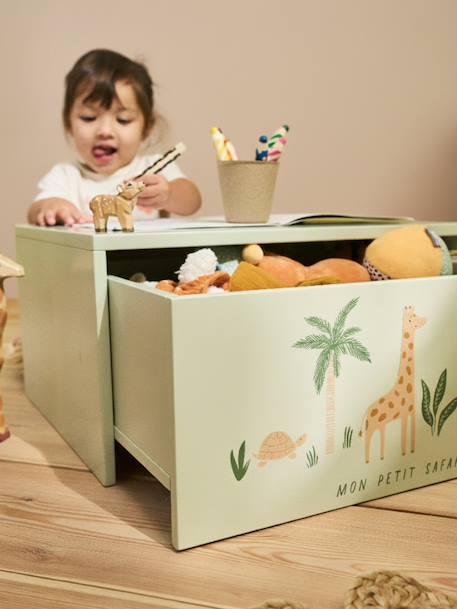 Activiteitentafel met opbergkoffer beige+rozen - vertbaudet enfant 
