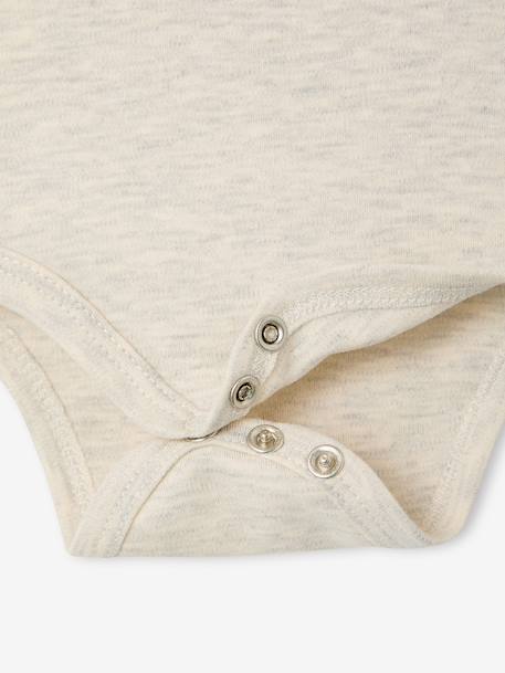 Set van 5 body's baby korte mouwen ecru - vertbaudet enfant 