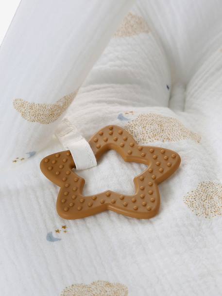 Meegroei speelmat met bogen en rand BABYLON beige+rood+sinaasappel+wit - vertbaudet enfant 