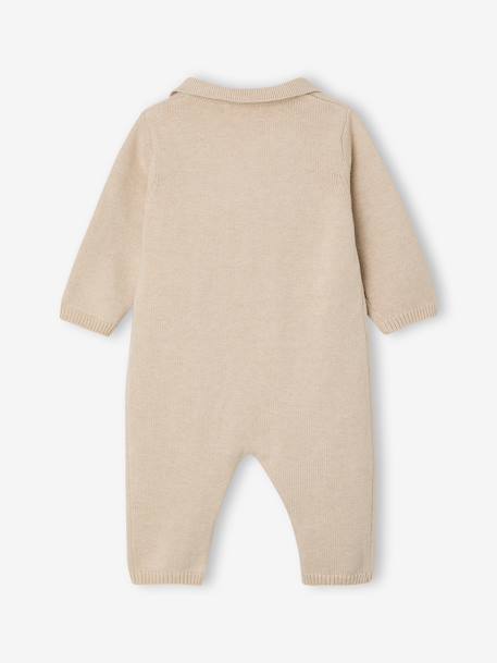 Combiset bandanaslabbetje jongen katoen gemêleerd beige - vertbaudet enfant 