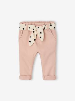 Baby-Broek, jean-Paperbag babybroek met riem
