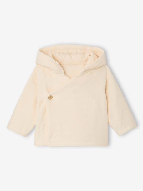 Babyset jas en knuffelkonijn vanille - vertbaudet enfant 
