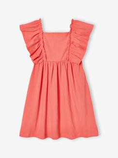 -Jurk voor meisjes met ruches mouwen
