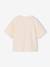 T-shirt met korte mouwen voor meisjes Ha ecru+kaki - vertbaudet enfant 
