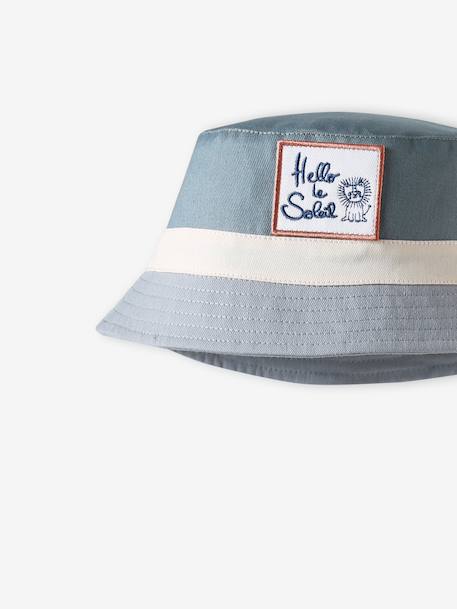 Colorblock muts babyjongens blauw+saliegroen - vertbaudet enfant 
