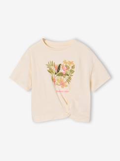 Meisje-T-shirt met korte mouwen voor meisjes Ha