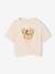 T-shirt met korte mouwen voor meisjes Ha ecru+kaki - vertbaudet enfant 