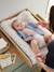 Verschoningsmatras VERTBAUDET Leeuwen welp beige, bedrukt+ecru+groen, bedrukt+WIT GEDRUKTE - vertbaudet enfant 