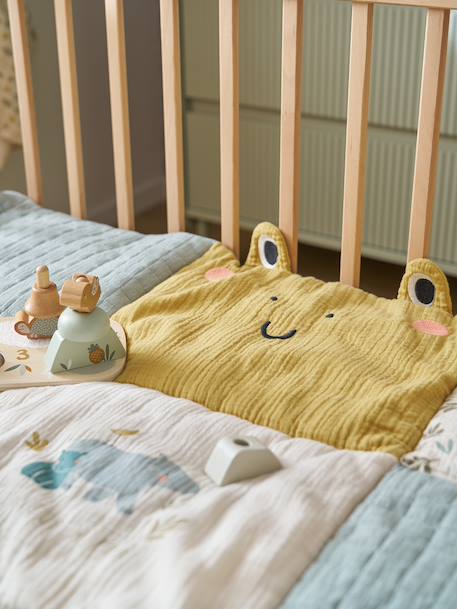 Vloertapijt / Parkbodem hydrofiel katoen patchwork BAYOU meerkleurig - vertbaudet enfant 