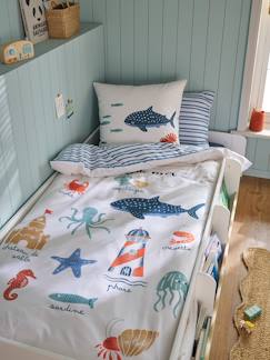 -Kinderbedovertrek en kussensloop EN BORD DE MER