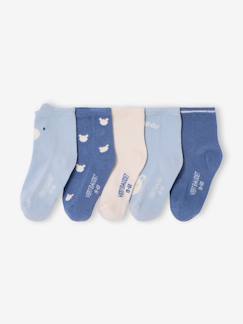 Baby-Sokken, kousen-Set van 5 paar "beer" babysokken 