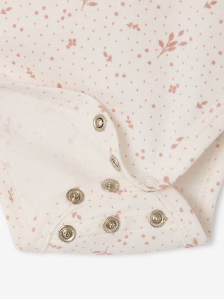 Set van 3 body's newborn met lange mouwen rozenhout - vertbaudet enfant 