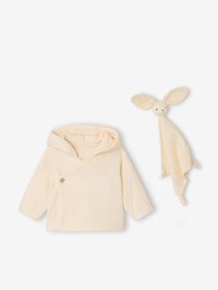 -Babyset jas en knuffelkonijn