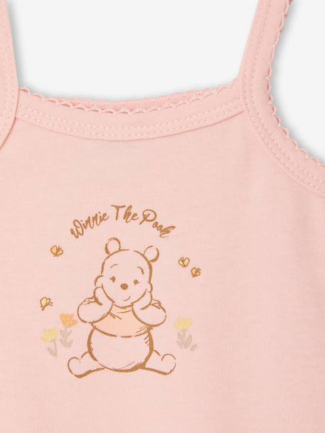 Set van 2 mouwloze body's WINNIE DE POEH lichtroze - vertbaudet enfant 