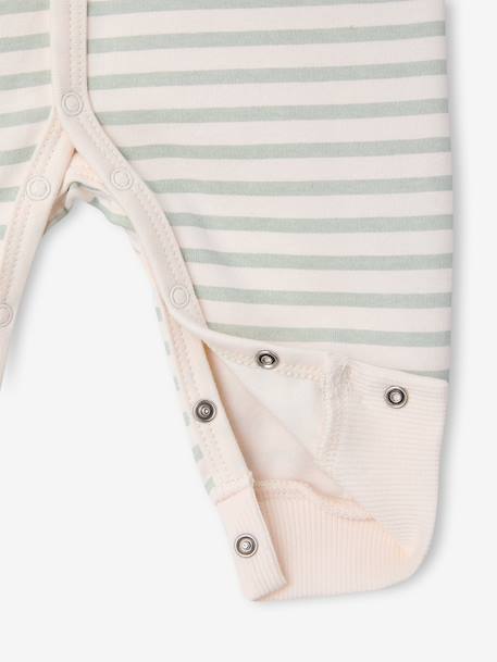 Babyslaappakje SNOOPY groen, gestreept - vertbaudet enfant 
