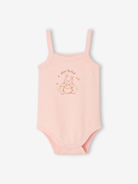 Set van 2 mouwloze body's WINNIE DE POEH lichtroze - vertbaudet enfant 