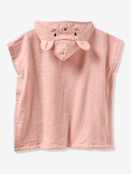 Badponcho baby personaliseerbaar Animal abrikoos+beige+lichtroze+okergeel+olijf - vertbaudet enfant 
