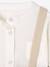 Feestelijke set met overhemd + korte broek voor baby beige+saliegroen - vertbaudet enfant 