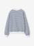 Sweater met wijde pasvorm bruin+marineblauw+vanille - vertbaudet enfant 