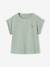 T-shirt meisjes sportkleding ecru+saliegroen - vertbaudet enfant 