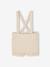 Feestelijke set met overhemd + korte broek voor baby beige+saliegroen - vertbaudet enfant 