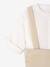 Feestelijke set met overhemd + korte broek voor baby beige+saliegroen - vertbaudet enfant 