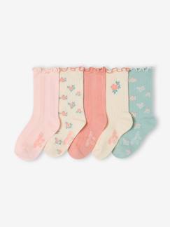 -Set van 5 sokken voor meisjes