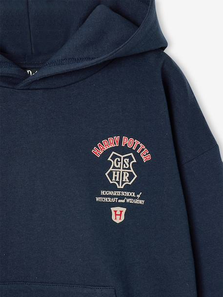 Sweater met capuchon jongen HARRY POTTER marineblauw - vertbaudet enfant 